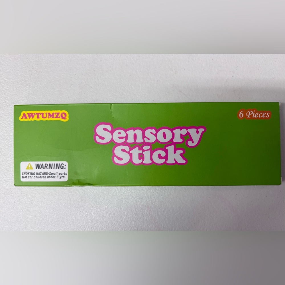 6 Pack Sensory Stick,Fidget Toys,Textured Calming Sensory Toys for Kids/Adults